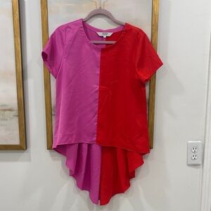 Crosby color block blouse